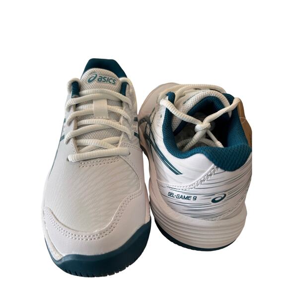 ASICS Gel-Game 9 Kids Tennis Shoes White Grade School Size 3.5 - Picture 5 of 11